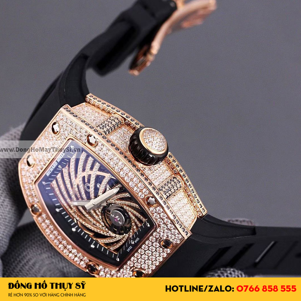 Richard Mille RM51-02 Tourbillon Diamond Fake 1-1 Cao Cấp