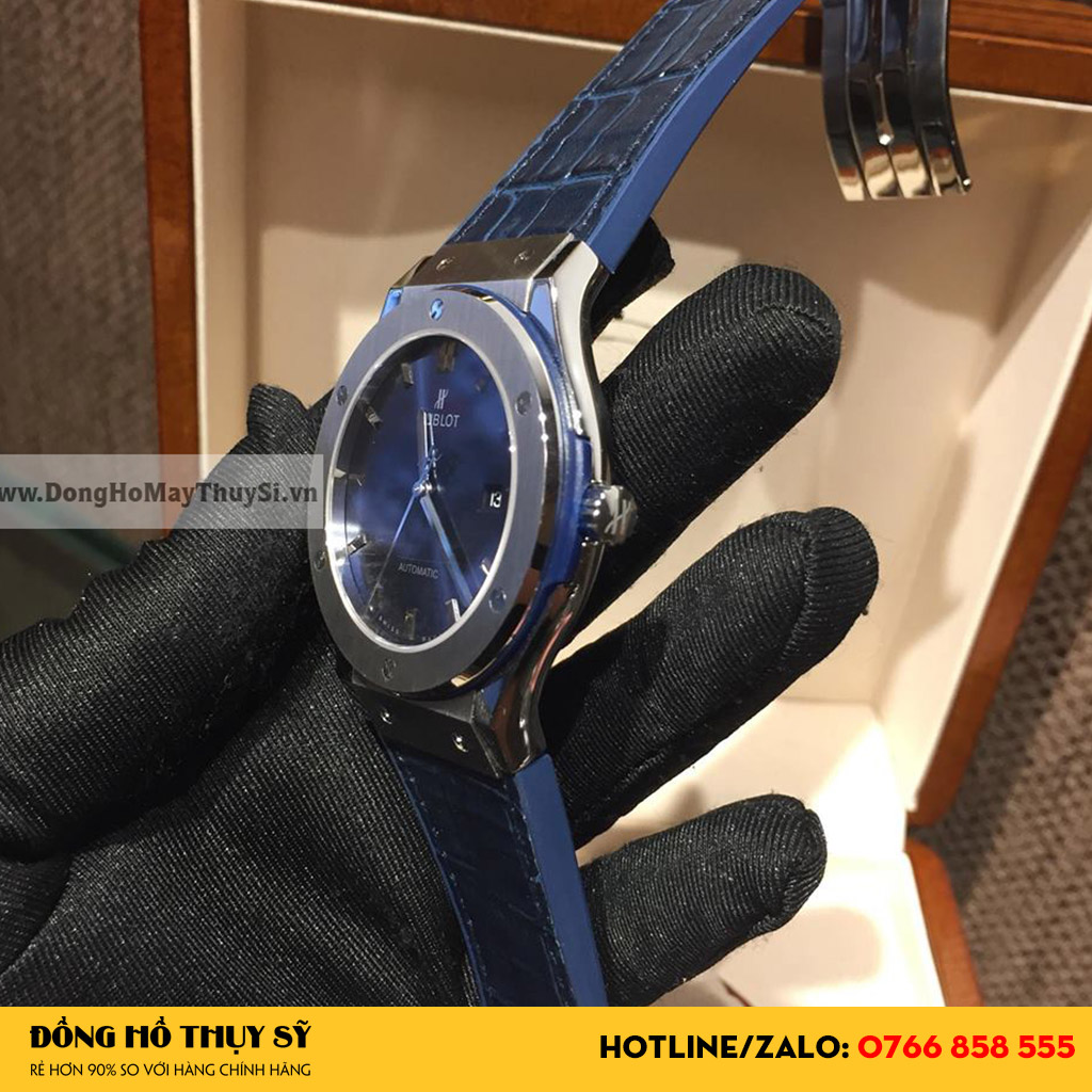 Đồng hồ Hublot Fake 1-1 Classic Fusion Blue Titanium