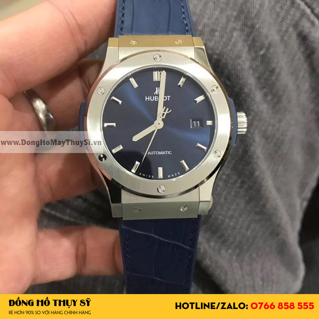 Đồng hồ Hublot Super Fake 1:1 phiên bản Classic Fusion Blue King Gold