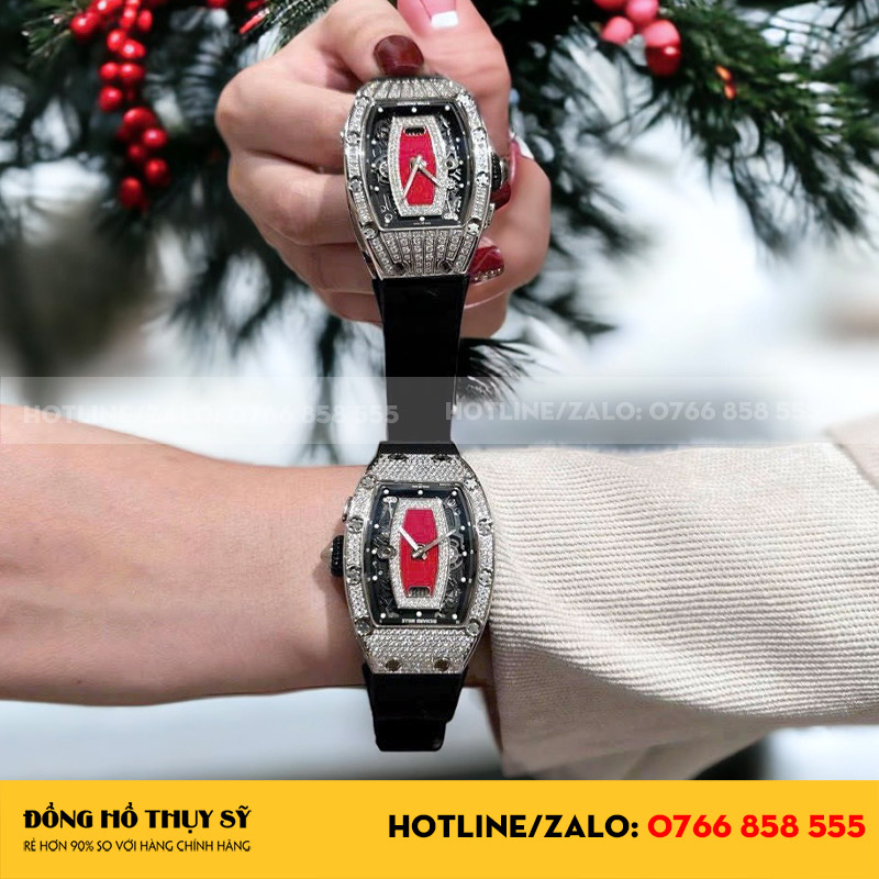 Đồng hồ richard mille RM 07 độ kim cương thiên nhiên 