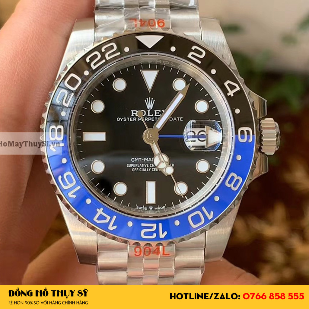 Đồng Hồ Rolex Fake 1-1 GMT-Master II 126710BLNR