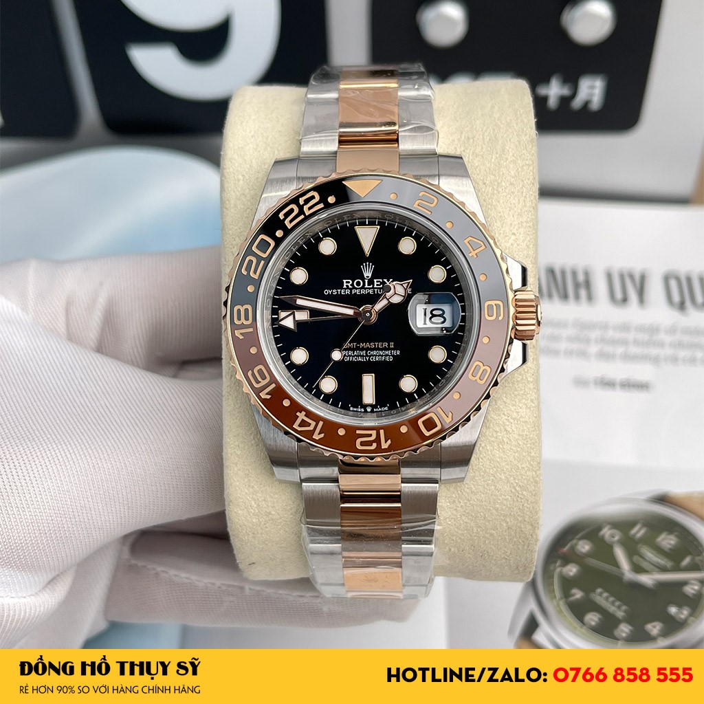 Mặt số sang trọng của Đồng Hồ Rolex Fake 1:1