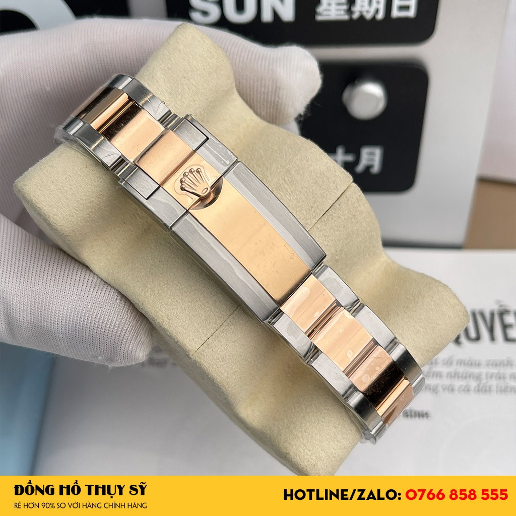 Tông màu Đồng Hồ Rolex GMT-Master II 126711 Replica phối hài hòa