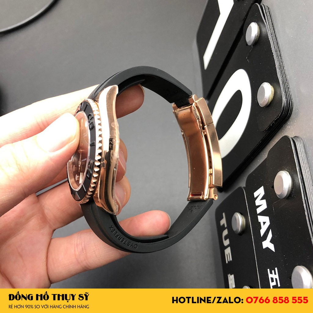 Mẫu Đồng Hồ Rolex Like Auth 1:1 Yacht-Master 40 126655 Mặt Số Đen đẹp