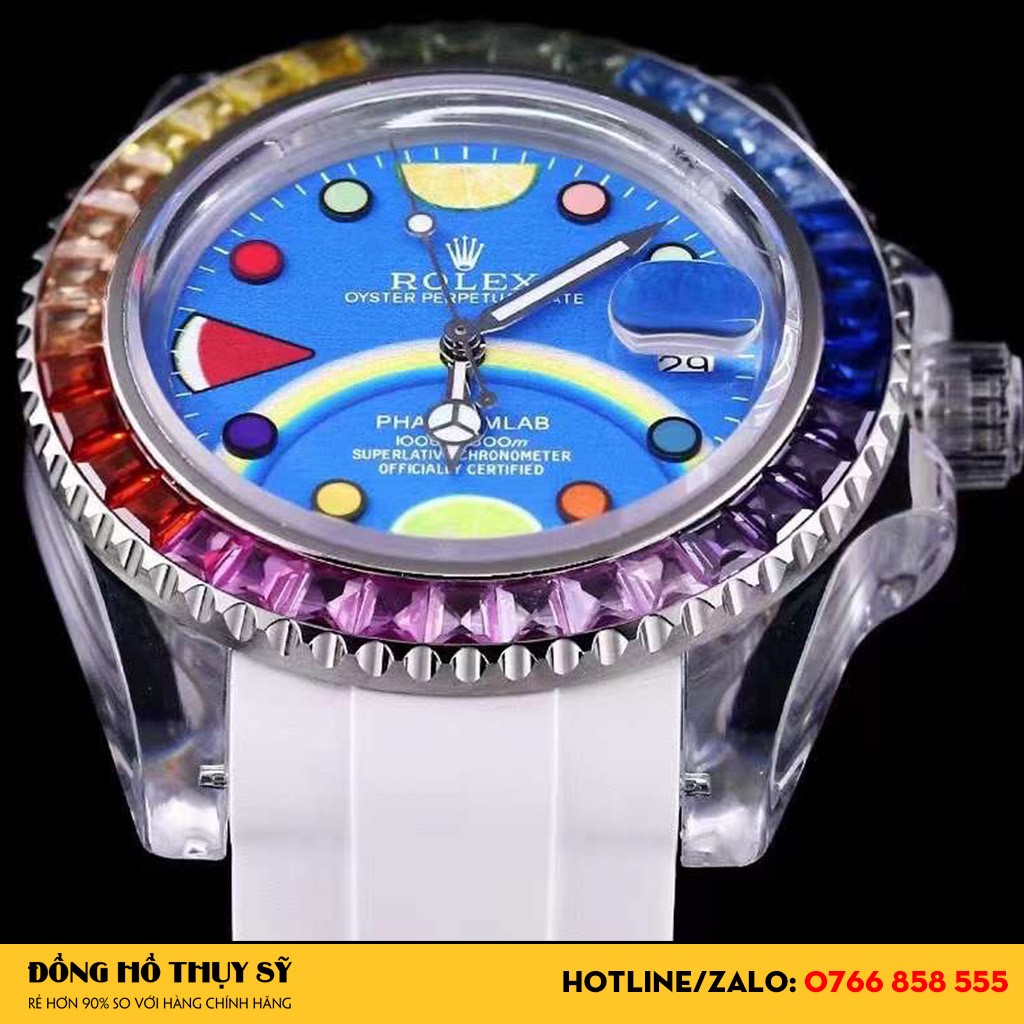 Bộ khung vỏ chắc chắn của Đồng Hồ Rolex Phantomlab Fake 1