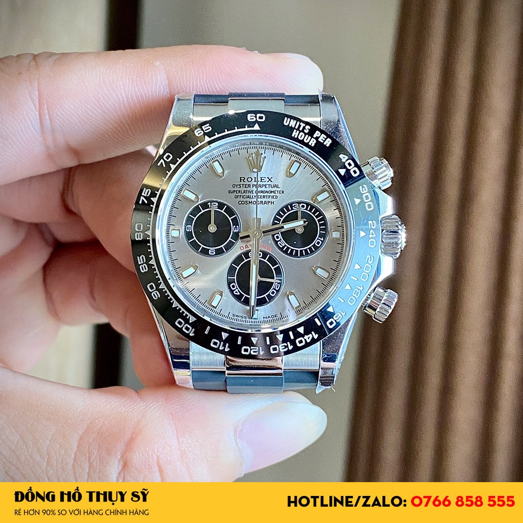 Tất cả chi tiết cấu thành Đồng Hồ Rolex Relica 1:1 đều hoàn chỉnh