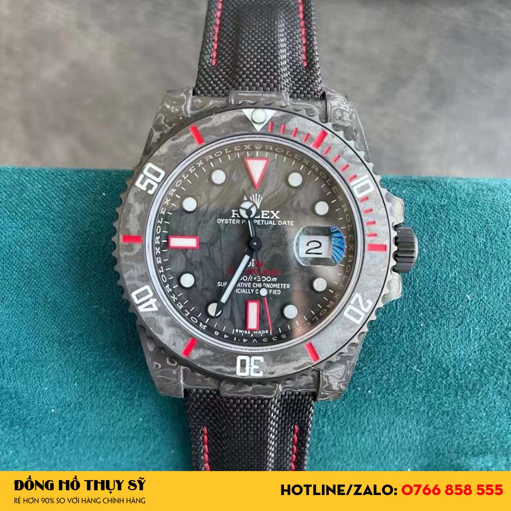 Đồng Hồ Rolex Submanriner DIW Carbon Fiber Super Fake đậm phong cách thể thao