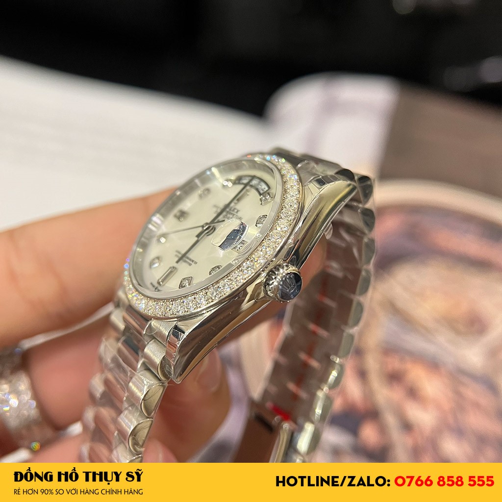 Vẻ đẹp sang trọng của Đồng Hồ Rolex Super Fake 1:1 Day-Date 118346-0024