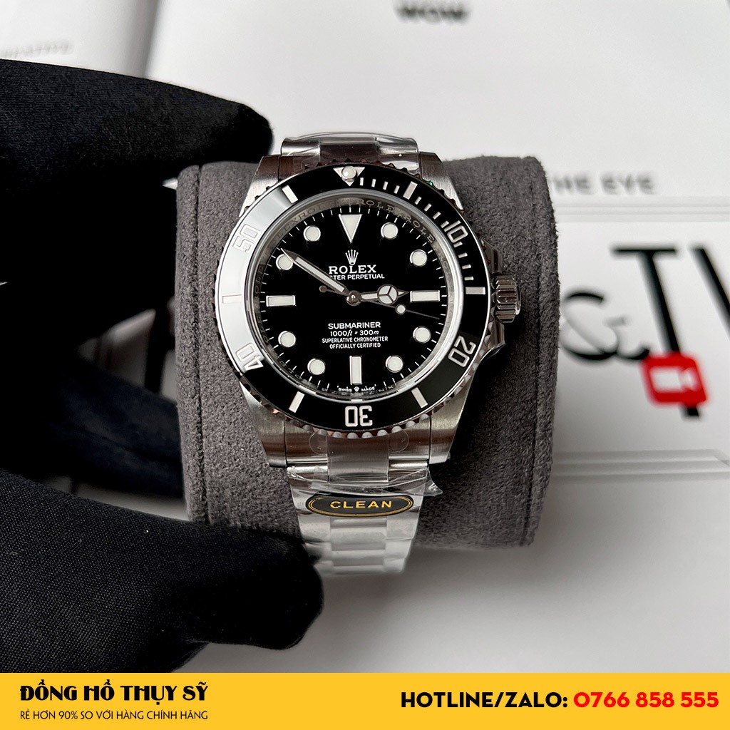 Mặt Đồng Hồ Rolex Super Fake Submariner 126610LN-0001 đẹp