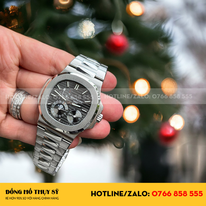 Patek philippe nautilus 5712 mặt xám nhà máy gr 