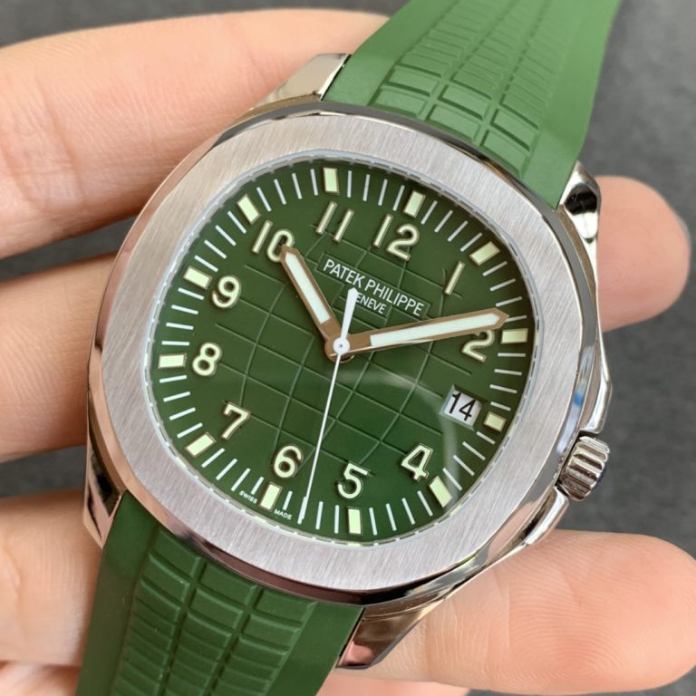 Review mẫu đồng hồ Z Factory Replica Patek Philippe Aquanaut 5167 Green