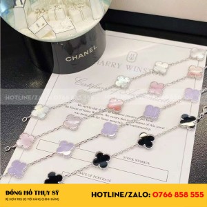 Lắc tay vancleef vintage Alhambra 