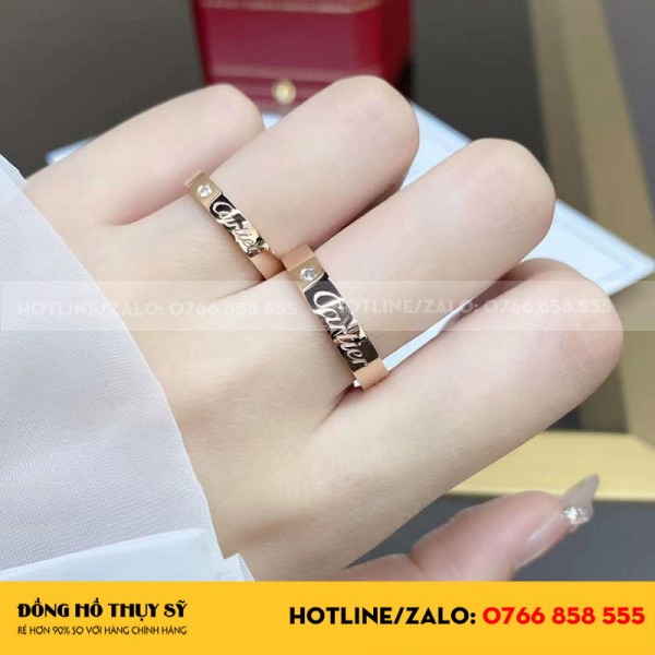 Cartier love ring rose gold 18k