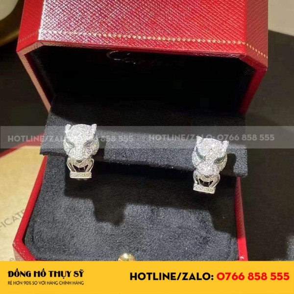 Cartier panthere earrings 18k