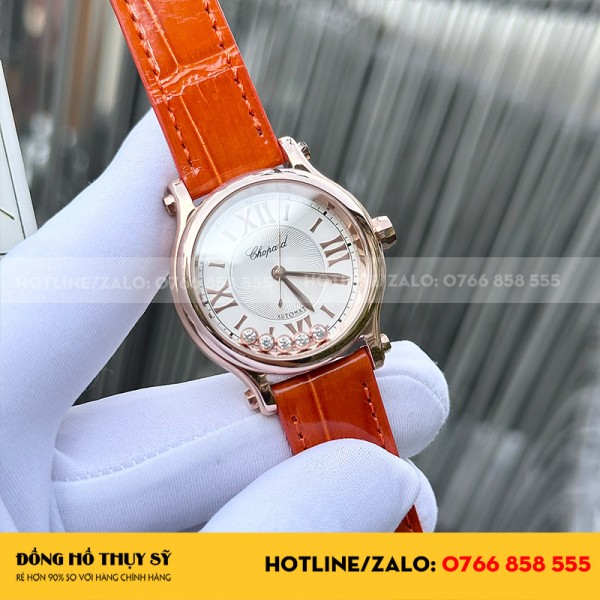 Đồng hồ nữ chopard happy sport round