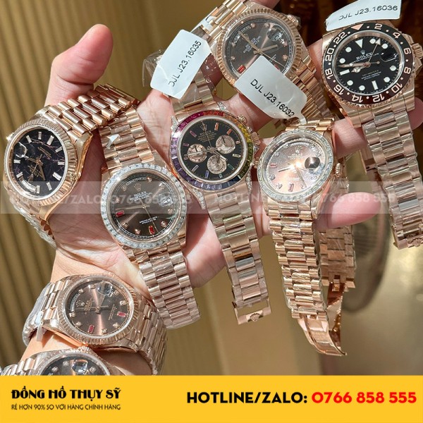 Đồng hồ rolex fake bọc vàng