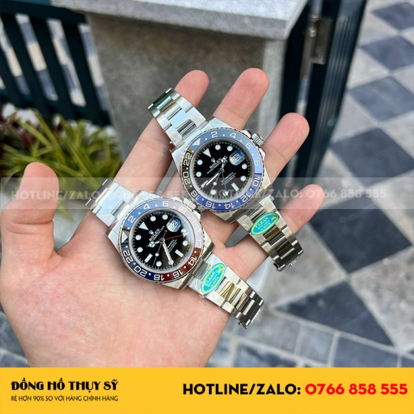 Đồng hồ rolex GMT pessi vs batman
