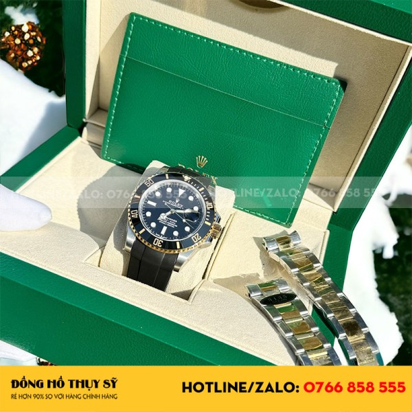 Đồng hồ rolex mix dây Ruber B