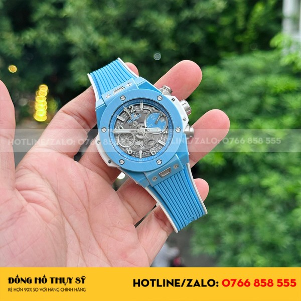 Hublot bigbang unico sky blue ceramic
