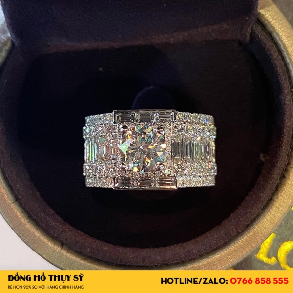 Nhẫn Nam Vàng 10k 14k 18k Kim Cương