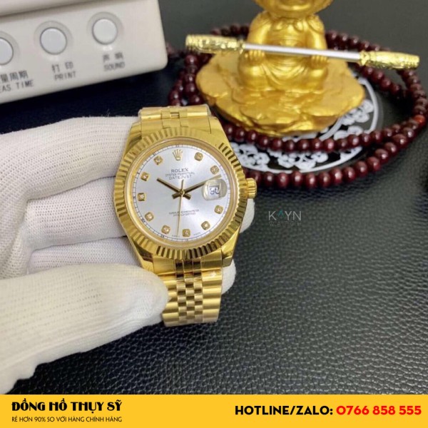 Rolex Datejust Độ Vàng khối 18k 