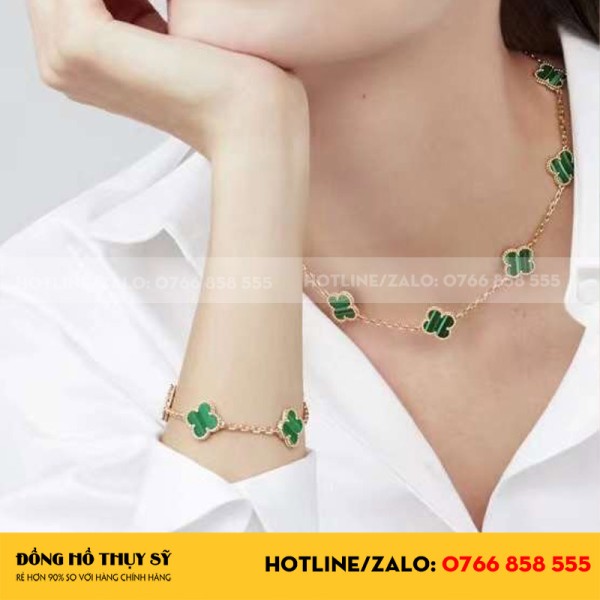 Vòng cổ VCA nhập khẩu vàng 18k